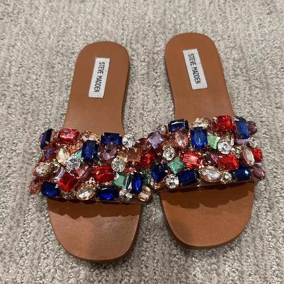 Steve Madden - Jeweled Sandals - Picture 2 of 5